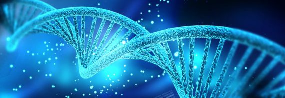 grafika rysunkowa pokazująca kod DNA